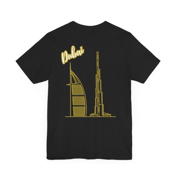 Gold Dubai Graphic Unisex T-Shirt – Luxury & Comfort