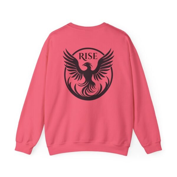 Bold Phoenix Rise Unisex Heavy Blend Crewneck Sweatshirt – Statement Back Design - Image 41