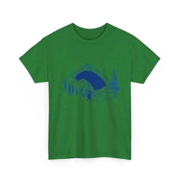 Adventure Sport T-Shirt - Skydiver and Mountain Design - Image 16