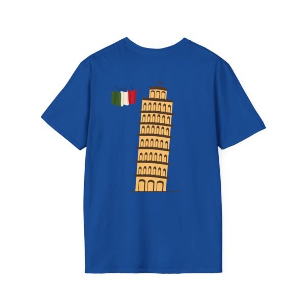 Unisex Soft-Style T-Shirt with Pisa Tower & Italian Flag | Lightweight & Stylish - Image 18