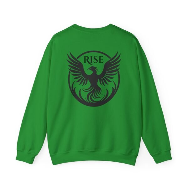 Bold Phoenix Rise Unisex Heavy Blend Crewneck Sweatshirt – Statement Back Design - Image 25