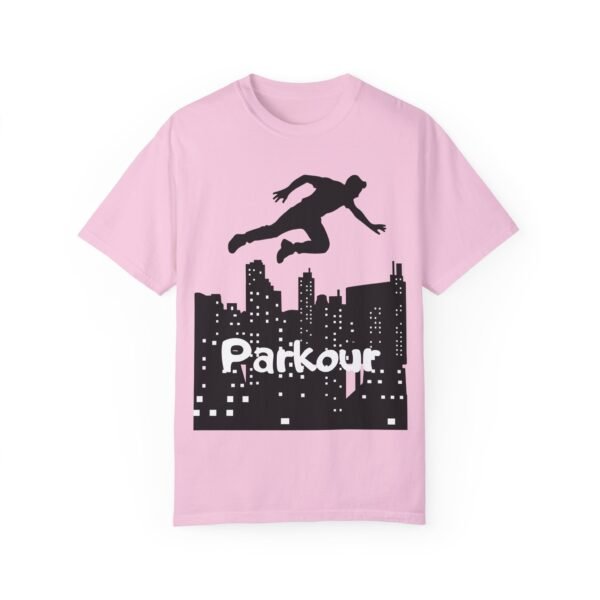 Parkour Unisex Garment-Dyed T-shirt – Freerunning & Urban Sports Graphic Tee - Image 39