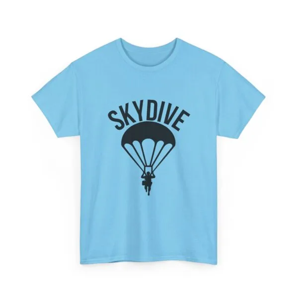 Skydive Graphic Unisex Heavy Cotton Tee | Skydiver Jump T-Shirt – Adrenaline Rush Apparel - Image 18