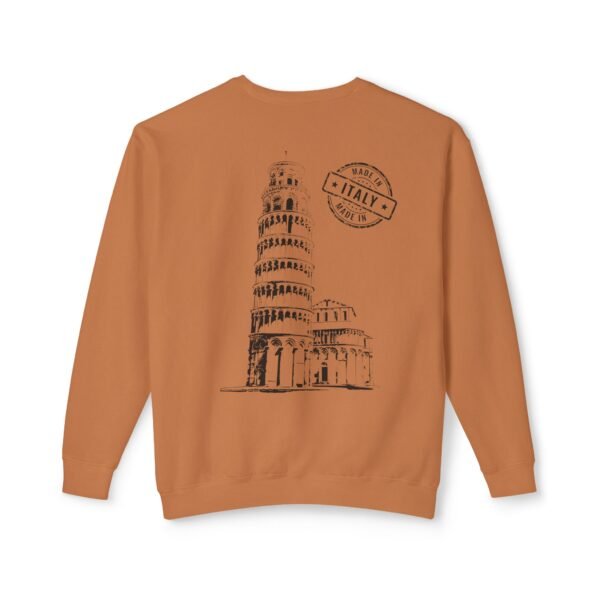 Unisex Crewneck Sweatshirt with Pisa Tower & "Made in Italy" Design | Soft & Stylish - Image 9