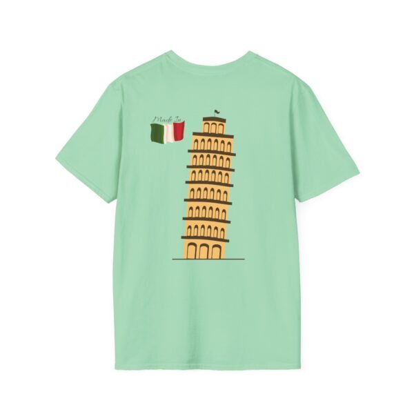 Unisex Soft-Style T-Shirt with Pisa Tower & Italian Flag | Lightweight & Stylish - Image 13