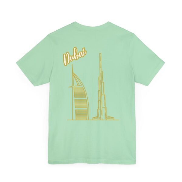 Gold Dubai Graphic Unisex T-Shirt – Luxury & Comfort - Image 6