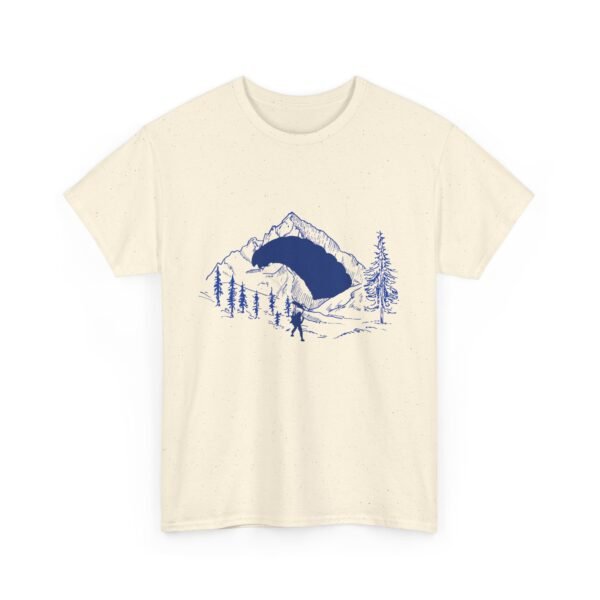 Adventure Sport T-Shirt - Skydiver and Mountain Design - Image 38