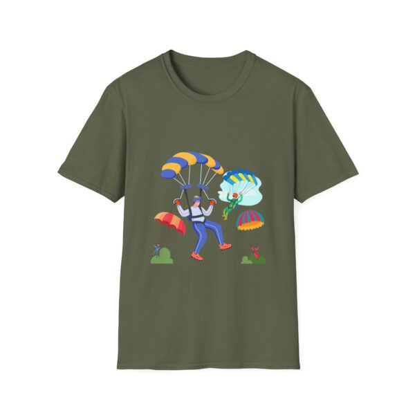 Skydiver Extreme Sports Unisex Softstyle T-Shirt – Bold Front Graphic & Soft Comfort - Image 13
