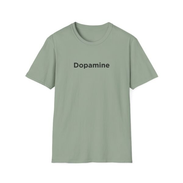 Unisex Softstyle T-Shirt with Black "Dopamine" Print – Trendy & Comfortable - Image 13