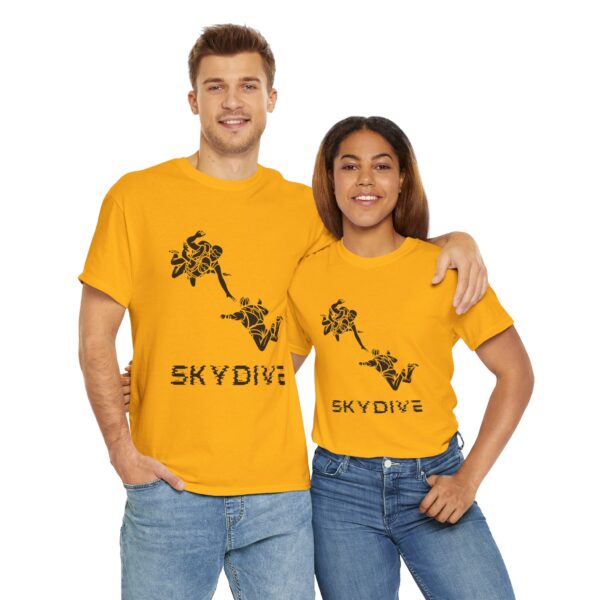 Skydive Unisex Heavy Cotton Tee – Bold Graphic Print & Durable Comfort - Image 43