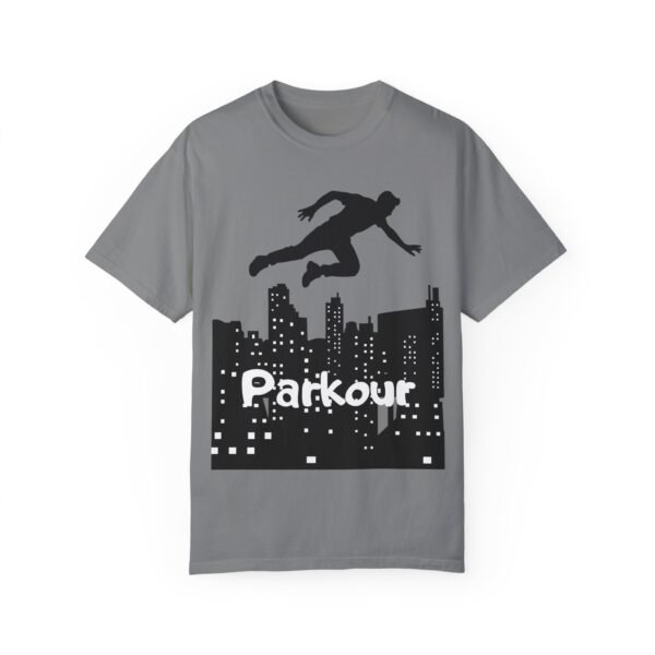 Parkour Unisex Garment-Dyed T-shirt – Freerunning & Urban Sports Graphic Tee - Image 45