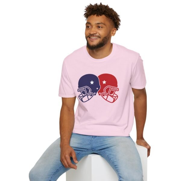 Unisex Softstyle T-Shirt – Bold Dual Helmet Design | Everyday Style & Comfort - Image 19