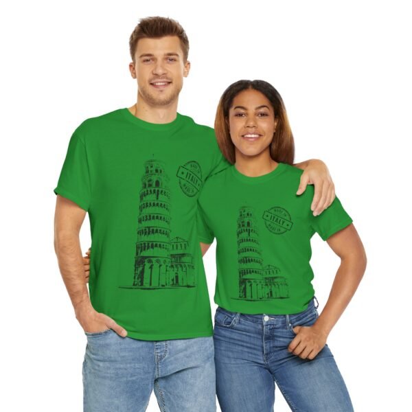 Unisex Cotton T-Shirt with Pisa Tower & "Made in Italy" Design | Stylish & Comfortable - Image 15