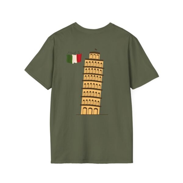 Unisex Soft-Style T-Shirt with Pisa Tower & Italian Flag | Lightweight & Stylish - Image 12