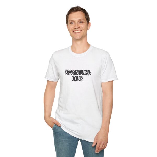 Adventure Club Unisex Softstyle T-Shirt – Sleek Front Print - Image 3