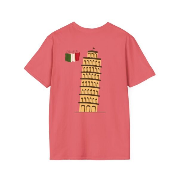 Unisex Soft-Style T-Shirt with Pisa Tower & Italian Flag | Lightweight & Stylish - Image 23