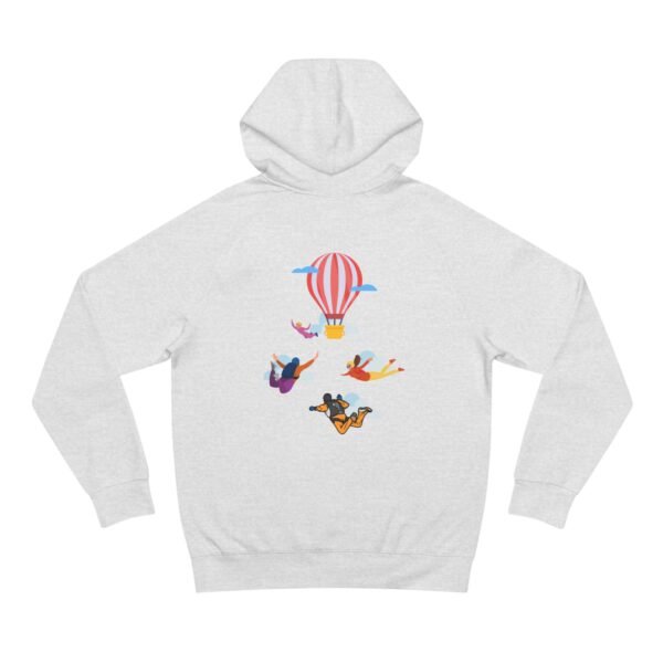 Unisex Supply Hoodie with Skydiver Graphic – Extreme Sports & Adrenaline-Fueled Style - Image 5