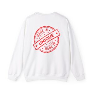 Unisex Crewneck Sweatshirt with Made in Unique Graphic