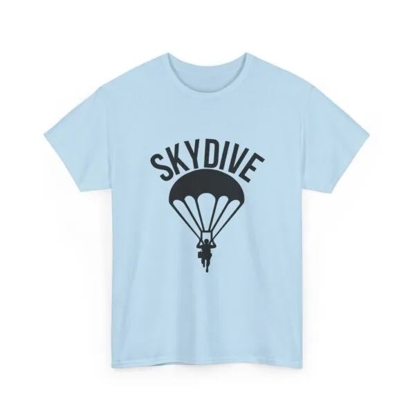 Skydive Graphic Unisex Heavy Cotton Tee | Skydiver Jump T-Shirt – Adrenaline Rush Apparel - Image 20