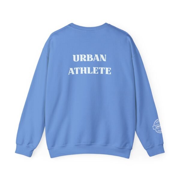 Urban Athlete Crewneck Sweatshirt – Bold Back Print & "Made in Unique" Sleeve Stamp - Image 17