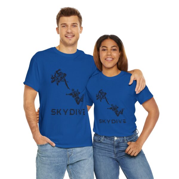 Skydive Unisex Heavy Cotton Tee – Bold Graphic Print & Durable Comfort - Image 29