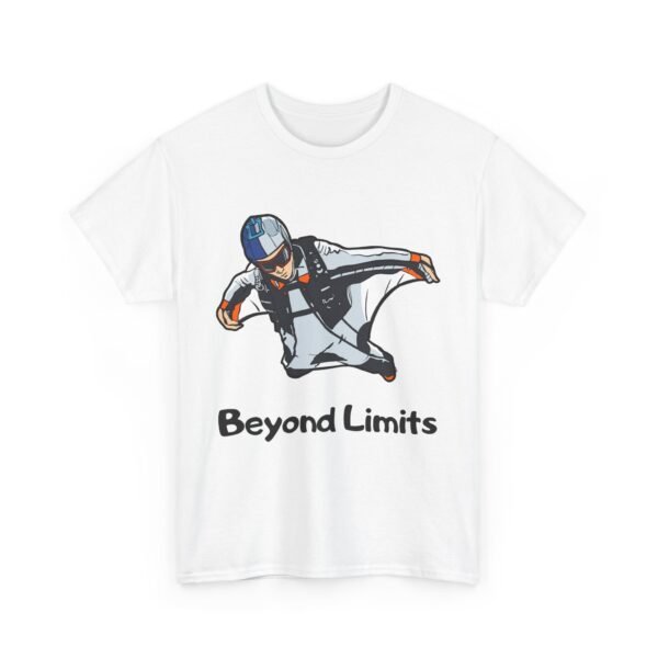 Beyond Limits Unisex Heavy Cotton Tee – Extreme Sports & Adventure T-Shirt - Image 2