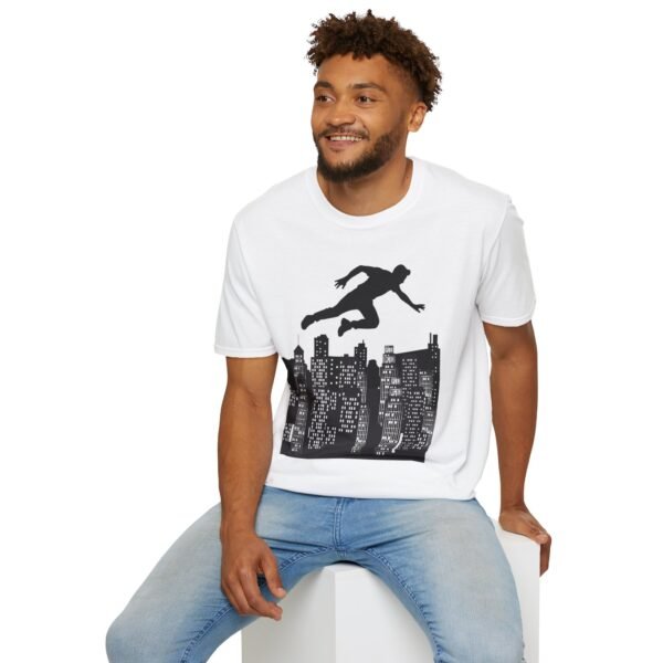 Parkour Unisex Softstyle T-shirt – Freerunning & Urban Sports Graphic Tee - Image 6