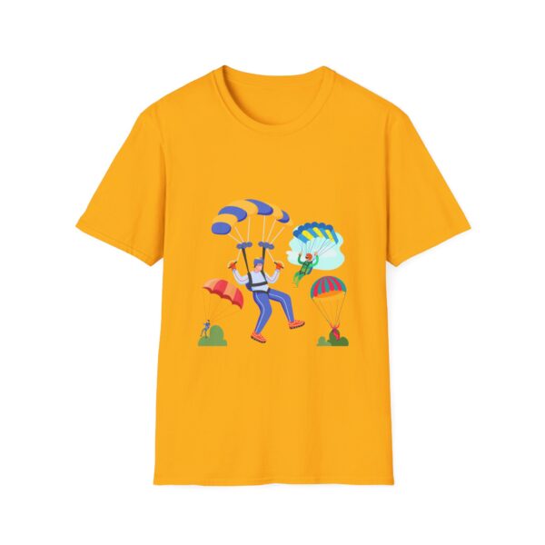 Skydiver Extreme Sports Unisex Softstyle T-Shirt – Bold Front Graphic & Soft Comfort - Image 9