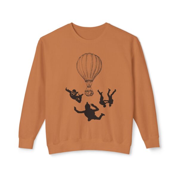 Extreme Sports Skydiving Sweatshirt – Unisex Lightweight Crewneck | Adventure-Inspired - Image 9