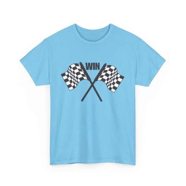 Unisex Heavy Cotton Tee – Racing Flag & "Win" Graphic | Bold Motorsport Style T-Shirt - Image 40