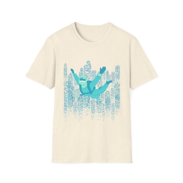 Unisex Softstyle T-Shirt – Skydiver Graphic | Adventure & Thrill-Seeker Tee - Image 9