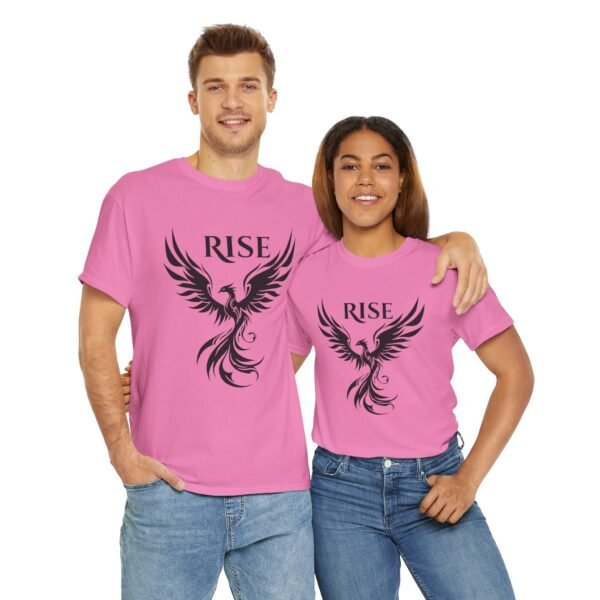 Phoenix Rise  Unisex Heavy Cotton Tee  – Bold & Inspirational Graphic Tee - Image 47