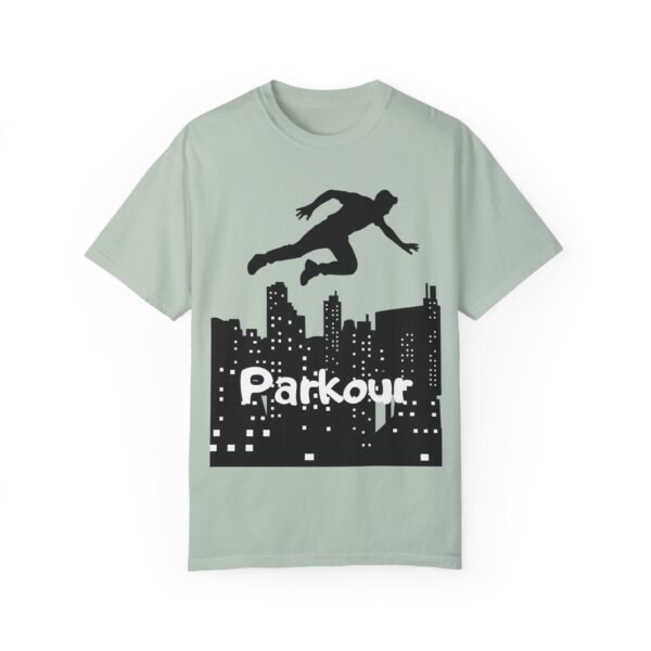 Parkour Unisex Garment-Dyed T-shirt – Freerunning & Urban Sports Graphic Tee - Image 11