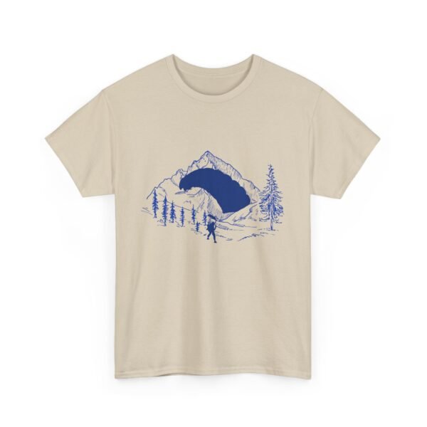 Adventure Sport T-Shirt - Skydiver and Mountain Design - Image 30