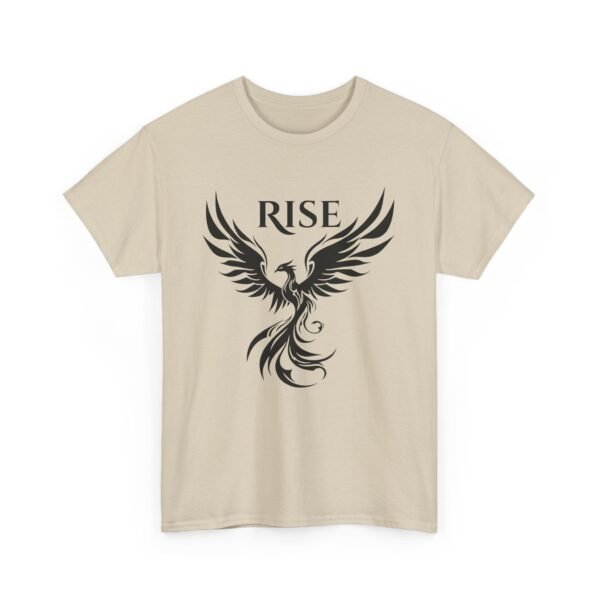 Phoenix Rise  Unisex Heavy Cotton Tee  – Bold & Inspirational Graphic Tee - Image 10