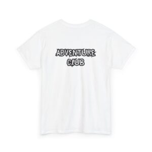 Black Adventure Club Unisex Heavy Cotton Tee – Bold Back Print