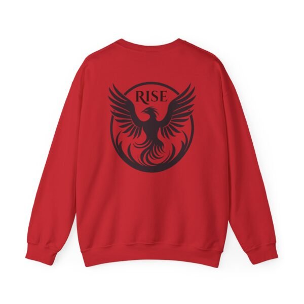 Bold Phoenix Rise Unisex Heavy Blend Crewneck Sweatshirt – Statement Back Design - Image 45