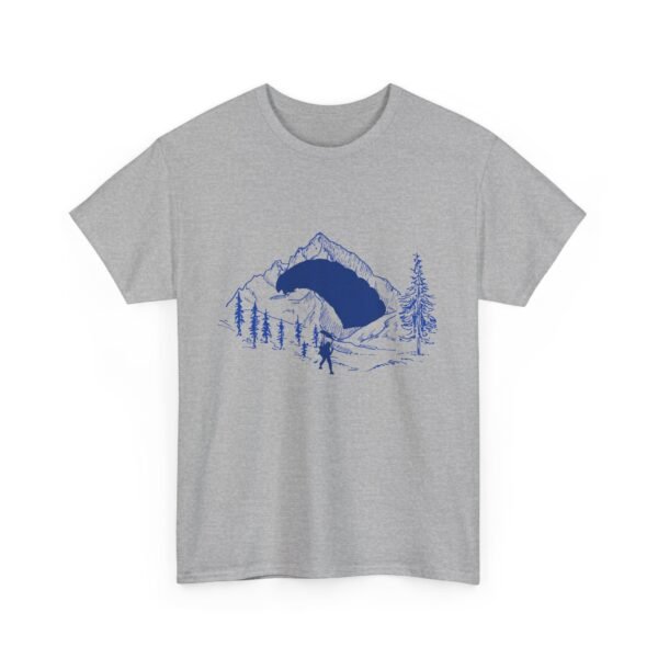 Adventure Sport T-Shirt - Skydiver and Mountain Design - Image 12