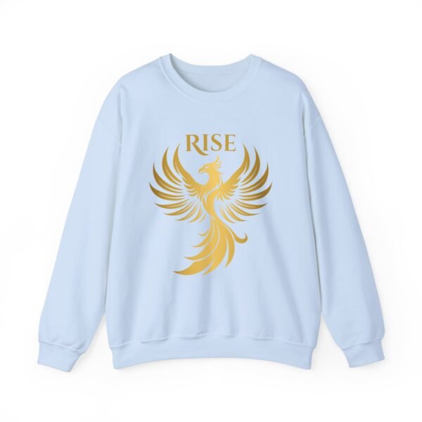 Phoenix Rise Unisex Heavy Blend™ Crewneck Sweatshirt – Gold Phoenix Graphic - Image 27