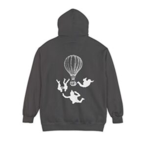 Skydiver Graphic Unisex Hoodie – Bold Back Design & Cozy Comfort