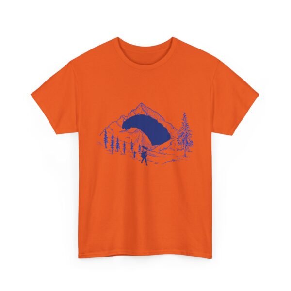 Adventure Sport T-Shirt - Skydiver and Mountain Design - Image 36