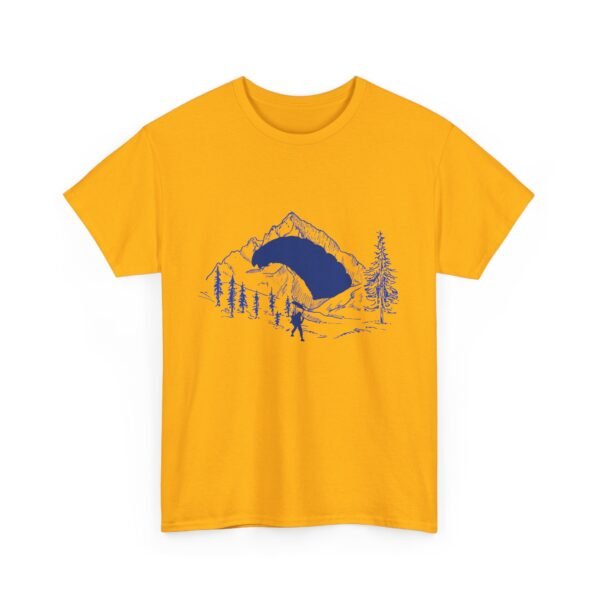 Adventure Sport T-Shirt - Skydiver and Mountain Design - Image 34