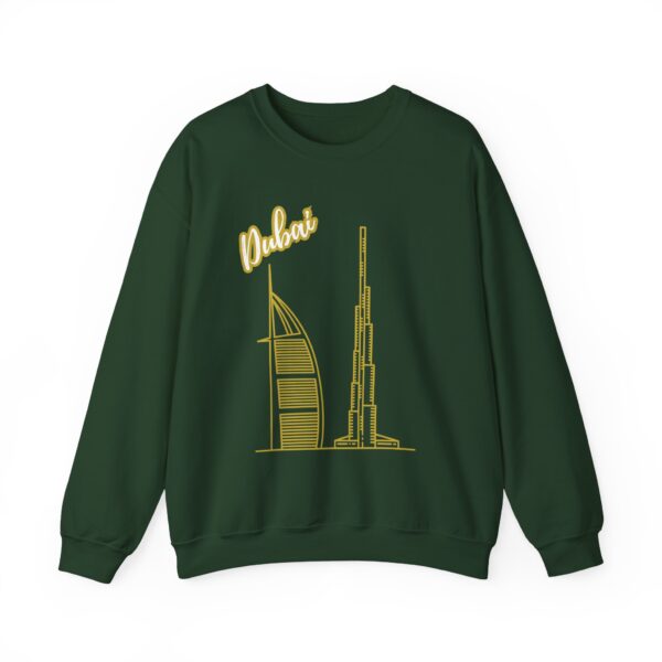 Dubai Graphic Unisex Crewneck Sweatshirt – Cozy & Stylish - Image 12