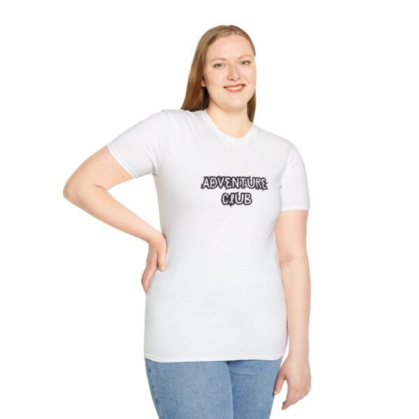 Adventure Club Unisex Softstyle T-Shirt – Sleek Front Print - Image 6