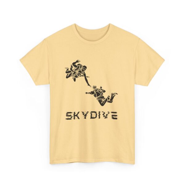 Skydive Unisex Heavy Cotton Tee – Bold Graphic Print & Durable Comfort - Image 8