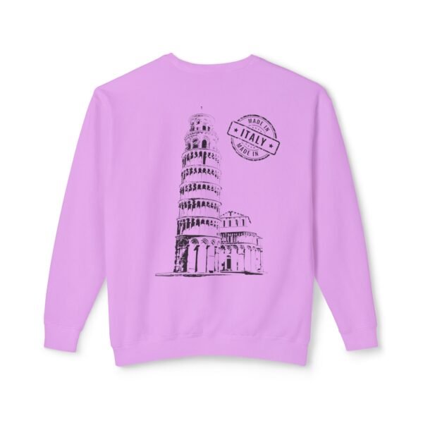 Unisex Crewneck Sweatshirt with Pisa Tower & "Made in Italy" Design | Soft & Stylish - Image 17