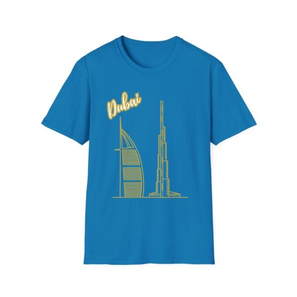 Gold Dubai Graphic Unisex T-Shirt – Soft & Stylish - Image 13