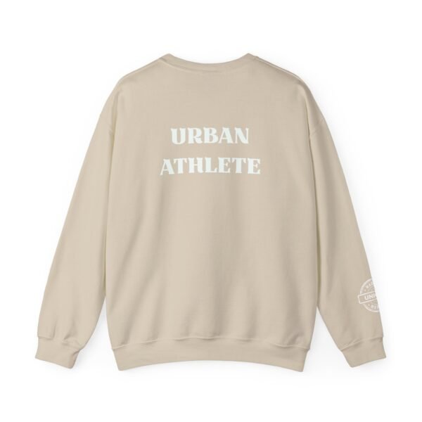 Urban Athlete Crewneck Sweatshirt – Bold Back Print & "Made in Unique" Sleeve Stamp - Image 7