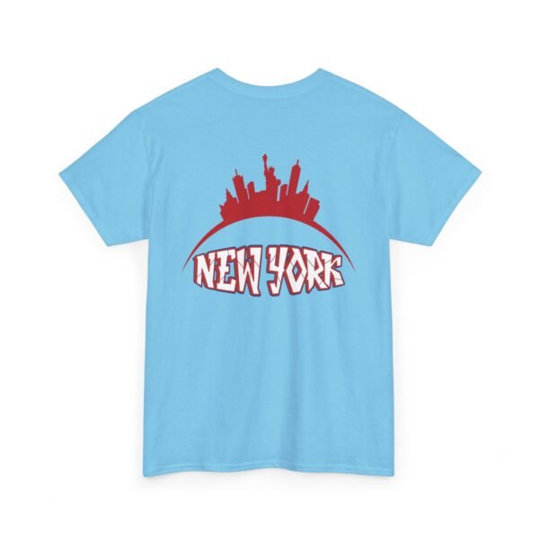 New York City Skyline T-Shirt – Bold Red NY Graphic & Script - Image 19