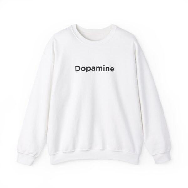 Black 'Dopamine' Unisex Heavy Blend™ Crewneck Sweatshirt | Soft & Stylish | Free Shipping on All Orders